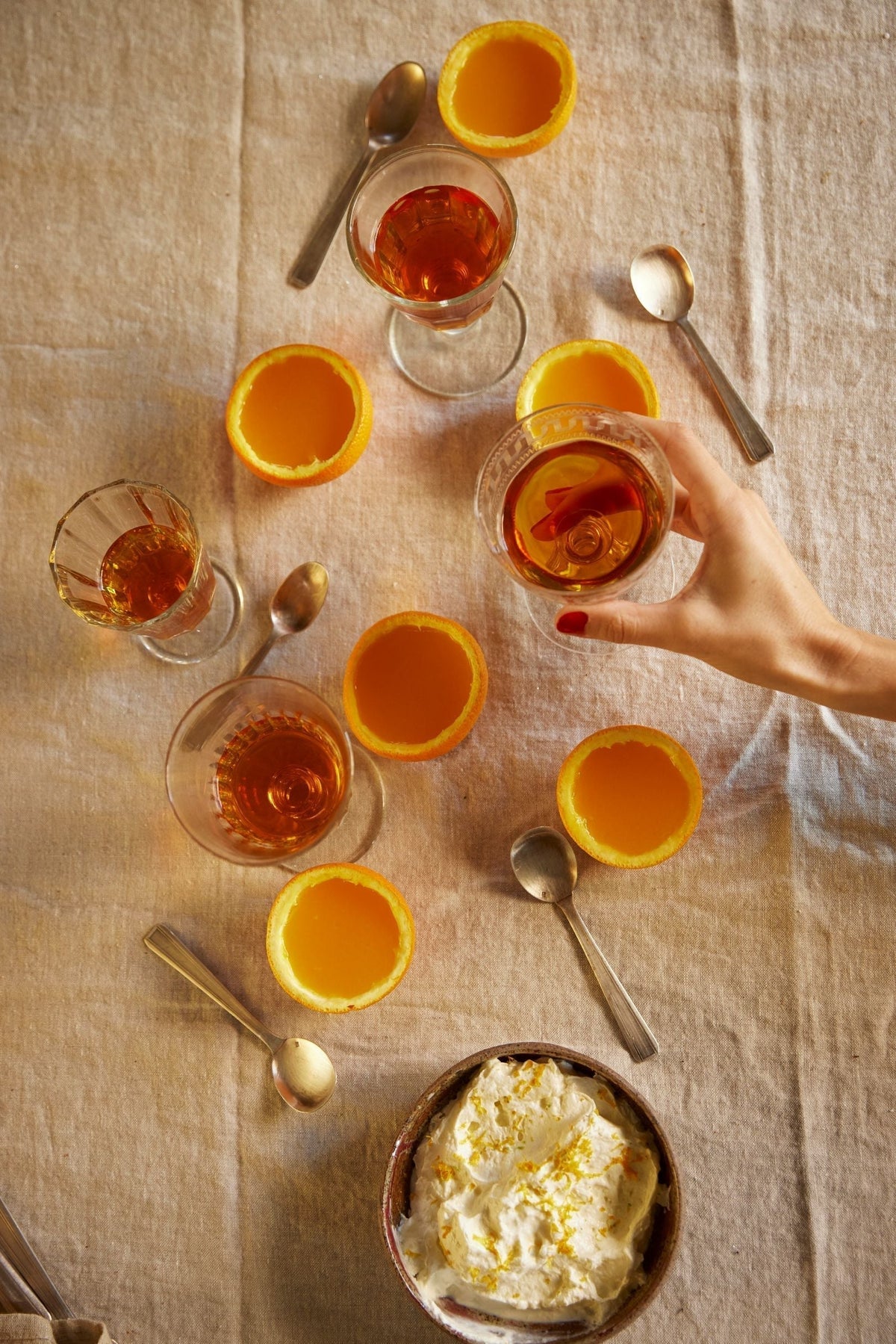 Orangendessert