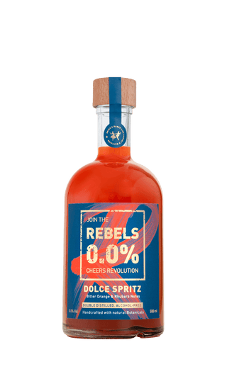 Packshot van de fles Rebels 0.0% Dolce Spritz.