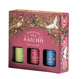 Sparkling tea's van Saicho in een leuke giftbox