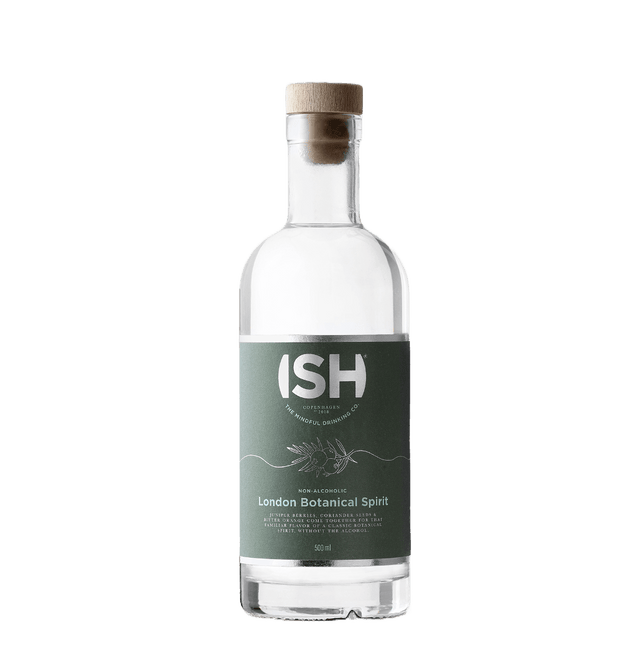 Alcoholvrije gin van ISH London Botanical 