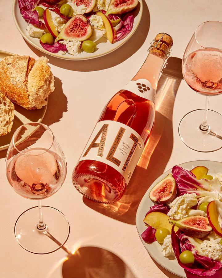 Alcoholvrije rosé van ALT met bijpassend eten