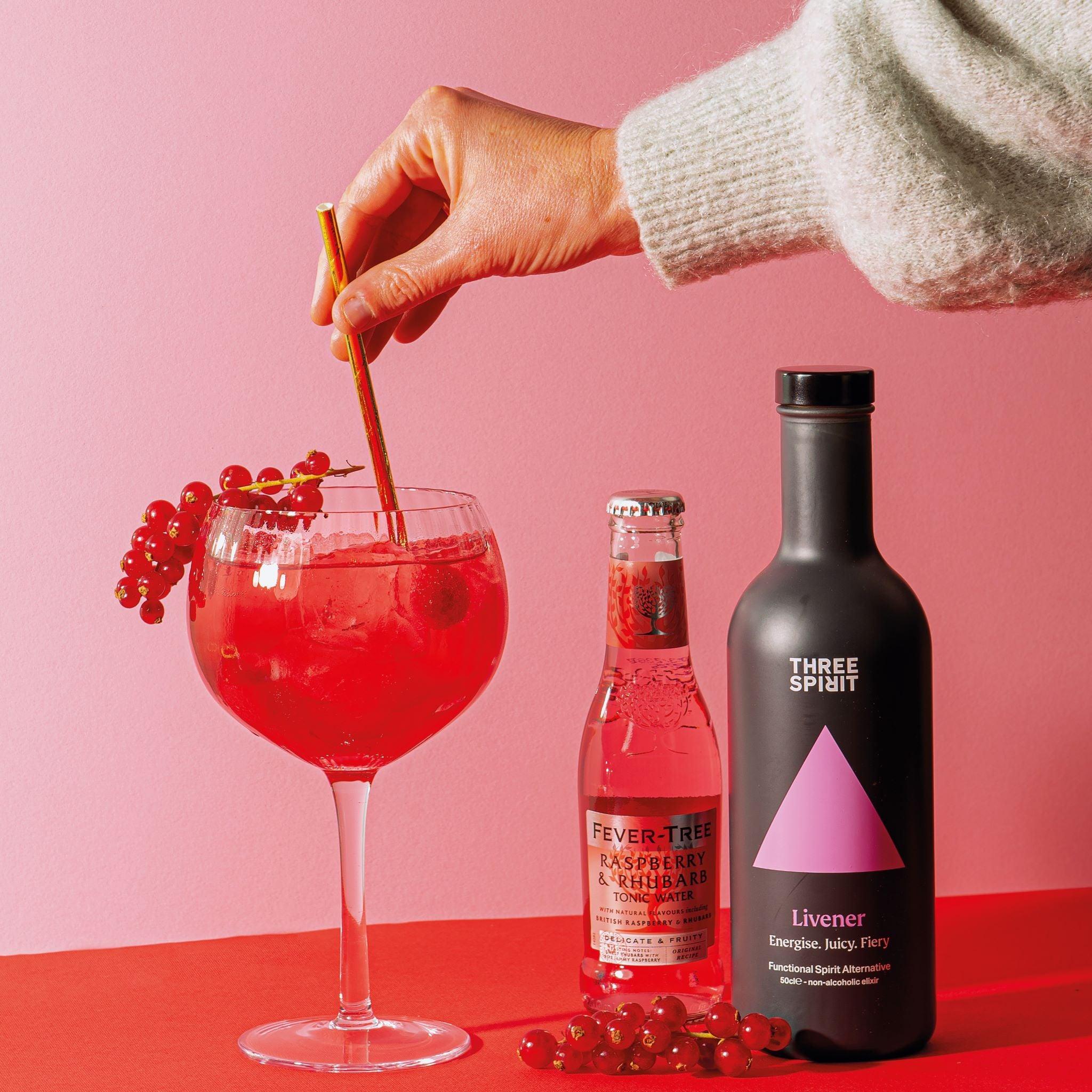 mocktail met elixir van Three Spirit