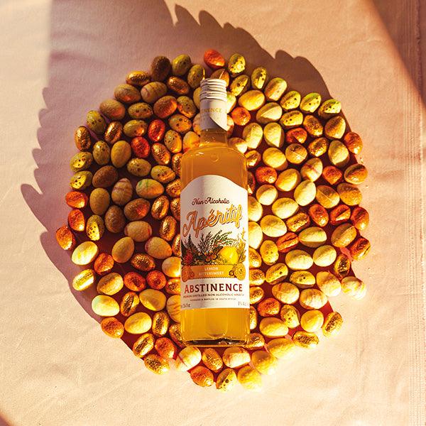 Natuurlijke plantaardige ingrediënten gebruikt in Abstinence aperitief