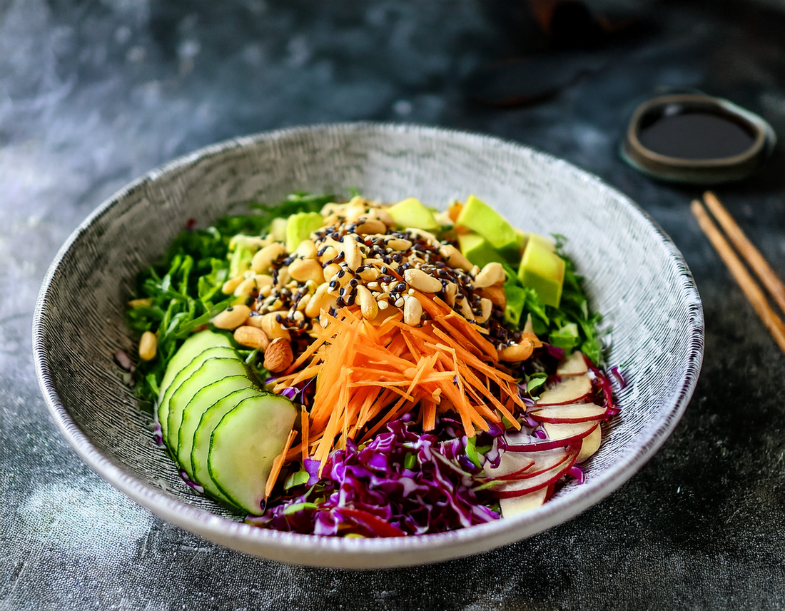 Pittige aziatische salade