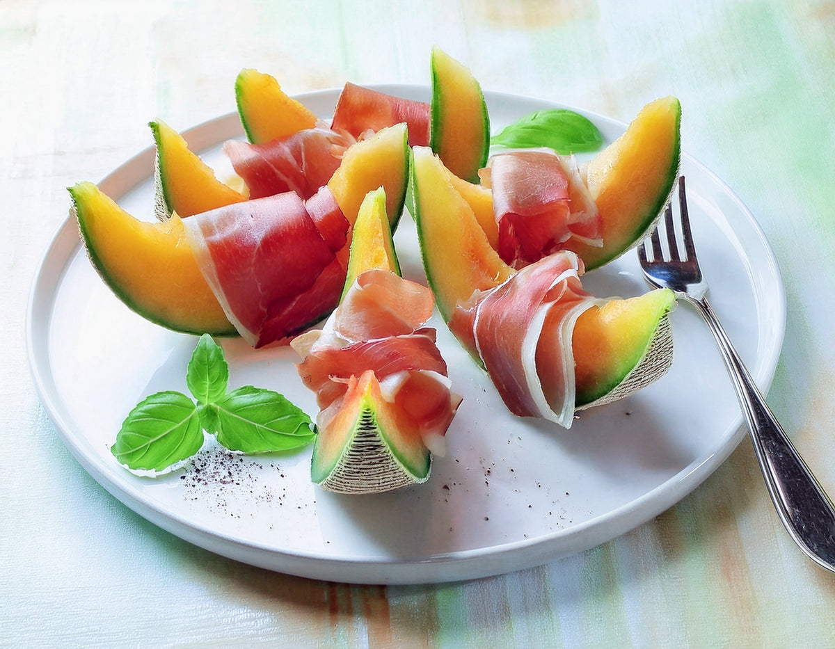 Melone mit Schinken