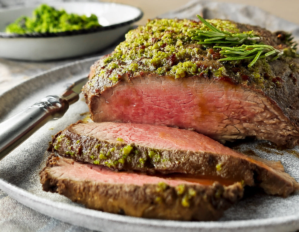 Roastbeef mit Kräuterkruste