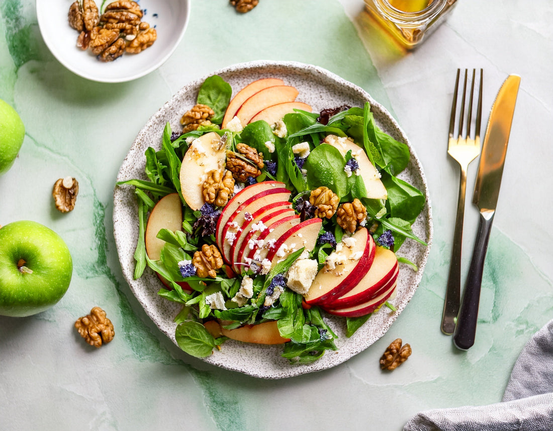 Salade met geitenkaas