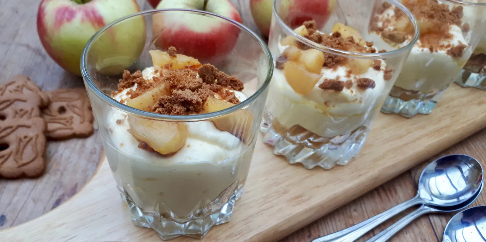 Speculaas Tiramisu met Gekarameliseerde Appel