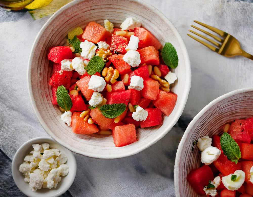 Wassermelonen-Feta-Salat Ⓥ