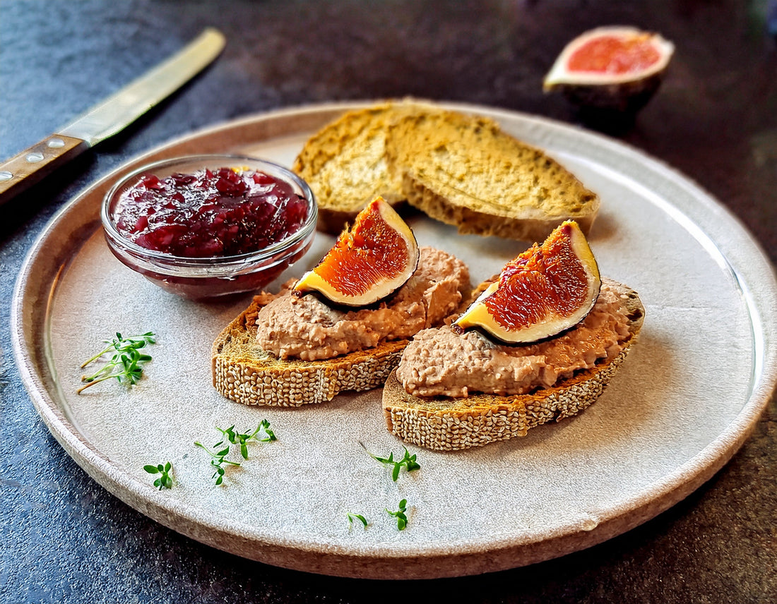 Wildpaté met vijgencompote en toast