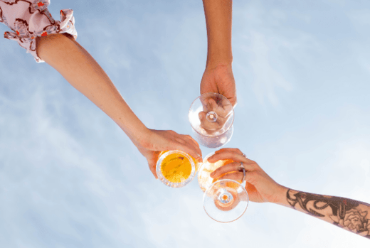 Proosten met alcoholvrij