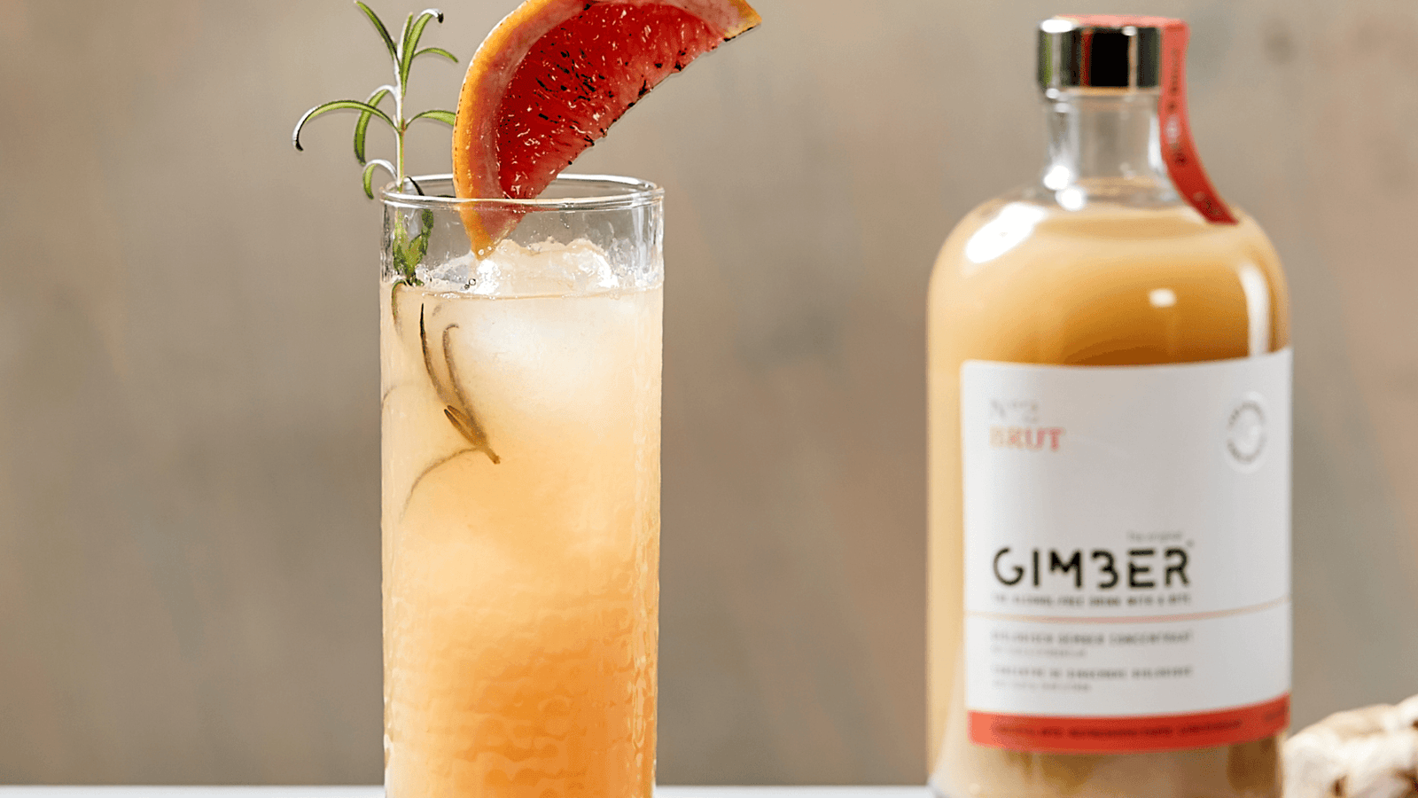 Gimber Brut Citrus Spritz mocktail