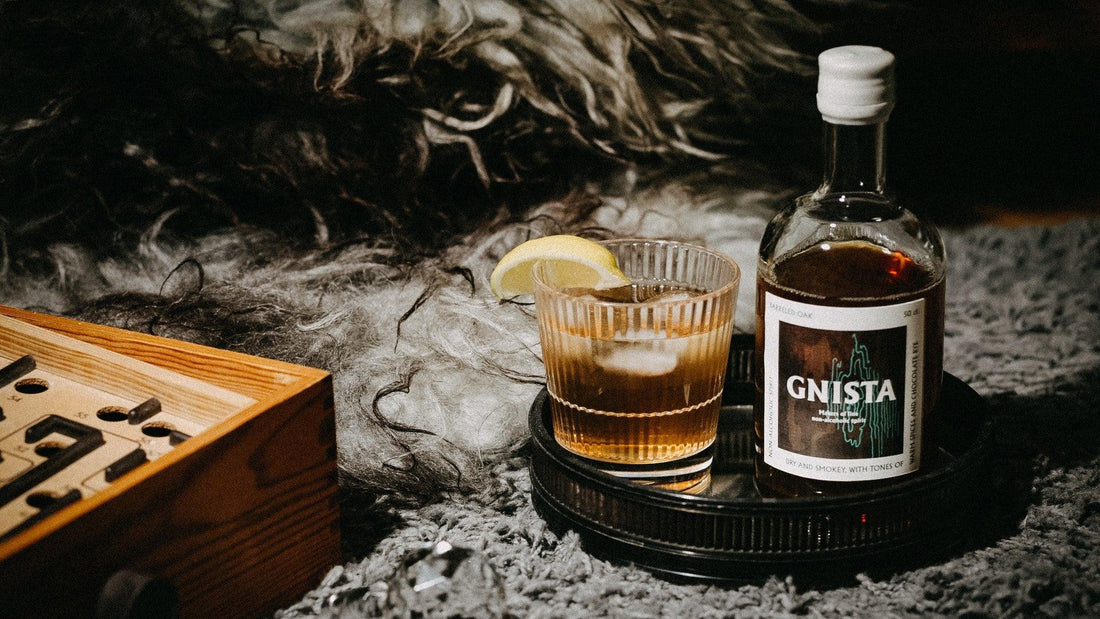Gnista Barreled Oak & Soda mocktail