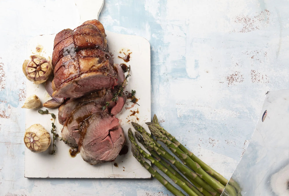 Schweinebraten mit Rosmarin-Knoblauch-Sauce