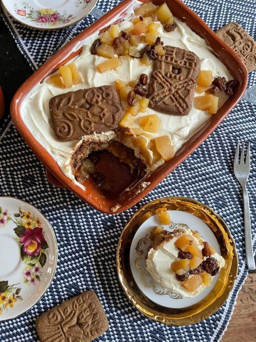 Speculaas Tiramisu met Gekarameliseerde Appel