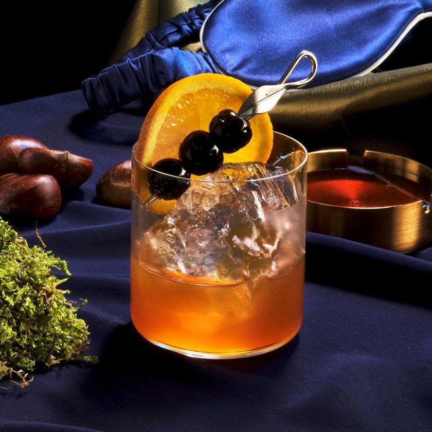 Three Spirit Nightcap Old Fashioned mocktail