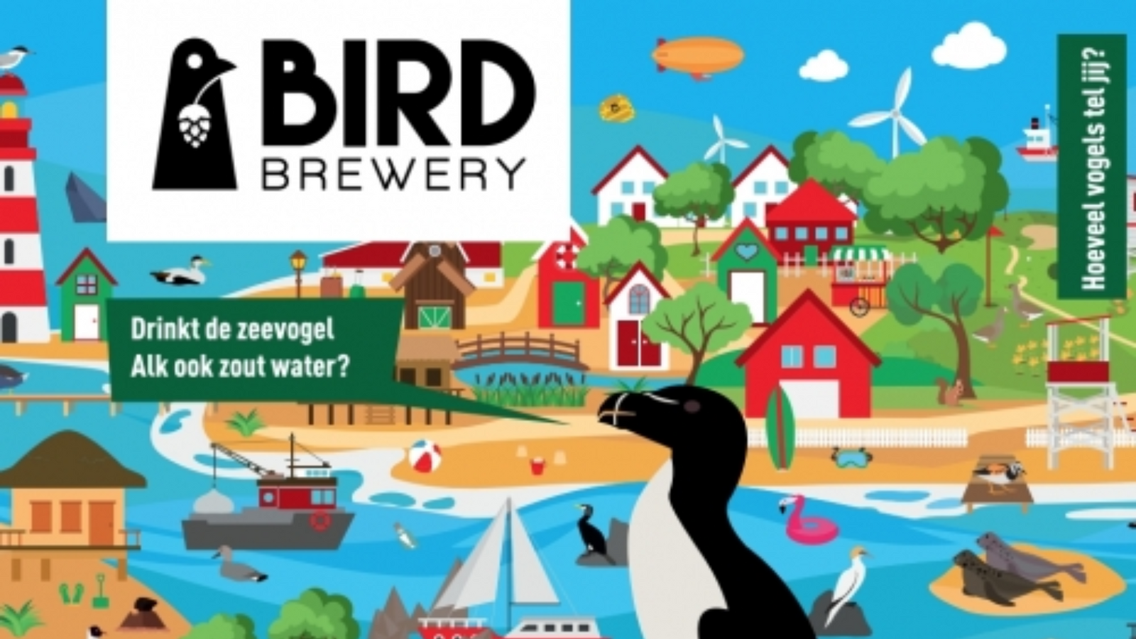 Bird Brewery Non Alk bier etiket