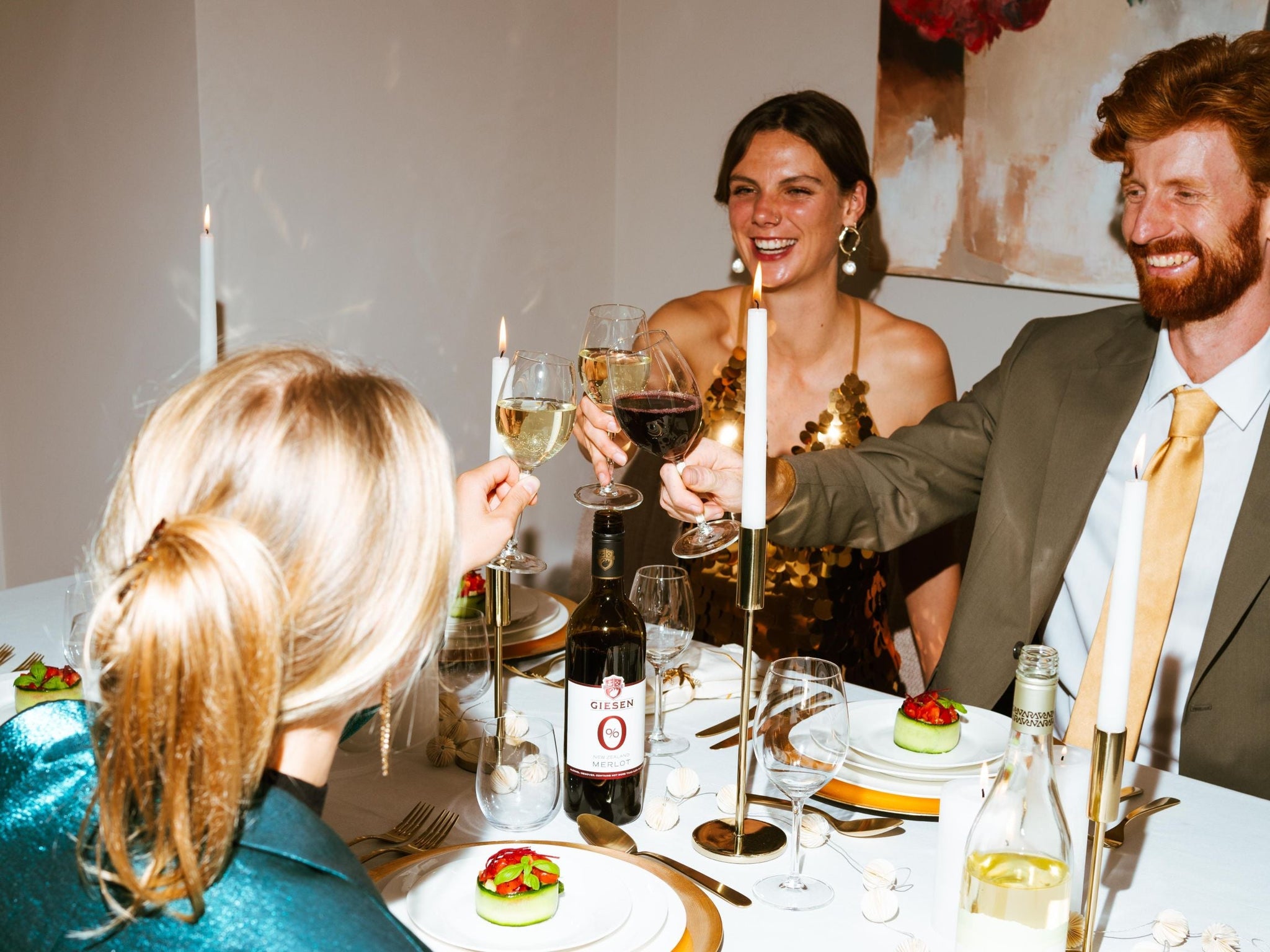 alcoholvrije wijn van Giesen tijdens de feestdagen