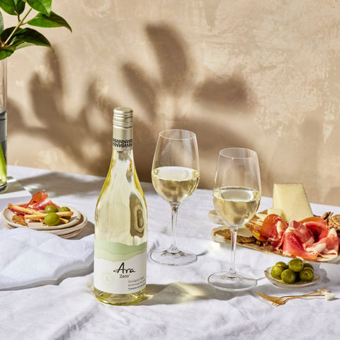 Alcoholvrije witte wijn van Ara Wines met bijpassende gerechten