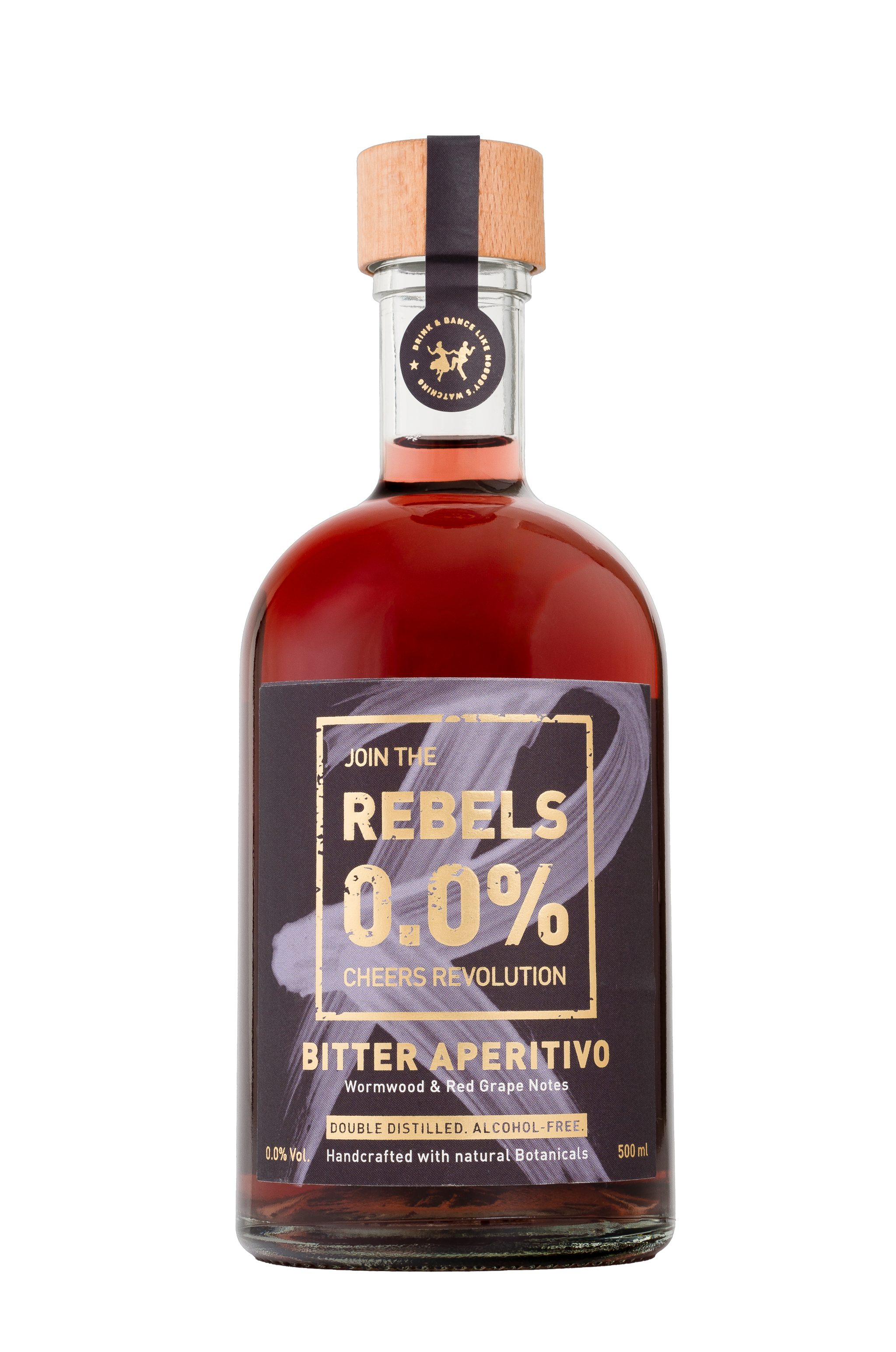Een packshot van de Rebels 0.0% Bitter Aperitivo.