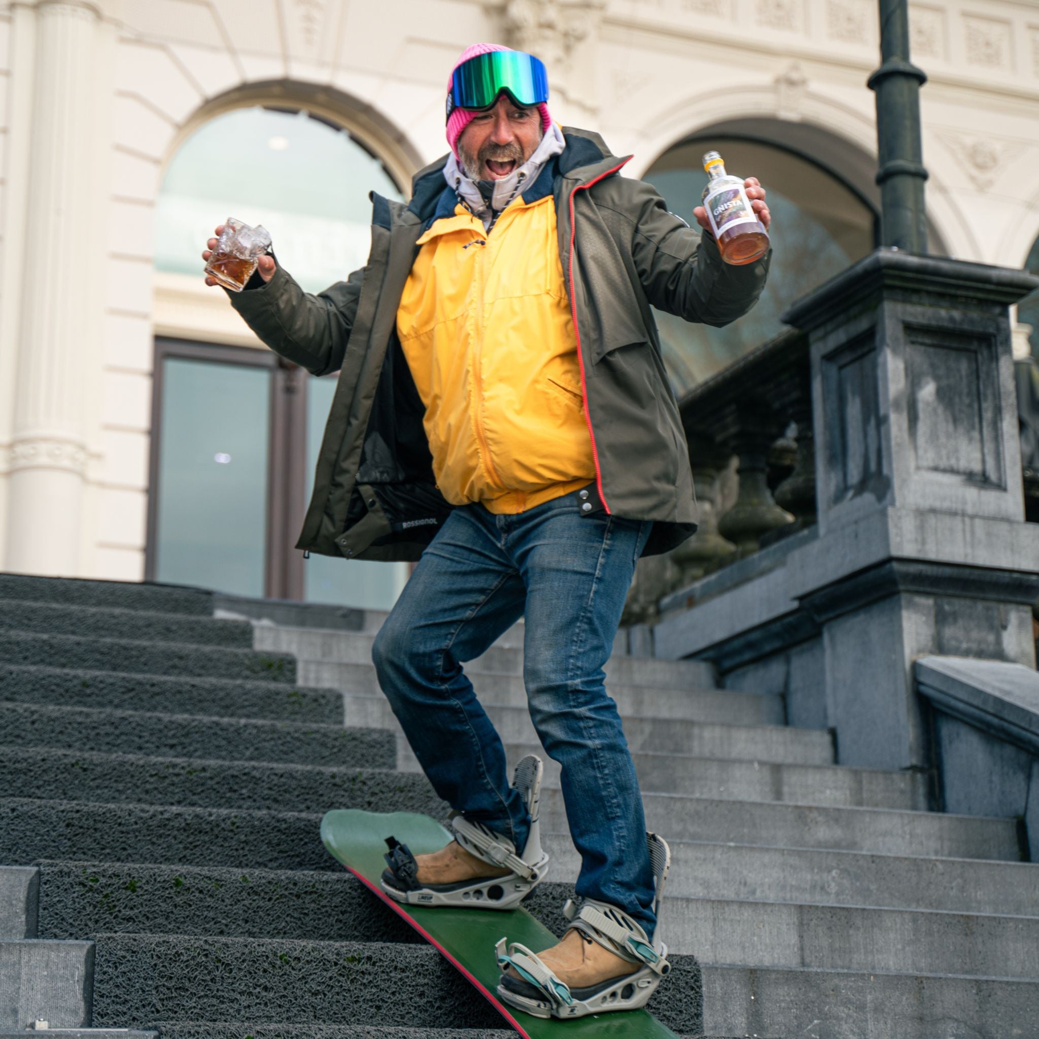 Snowboarden met de Gnista FLoral Wormwood