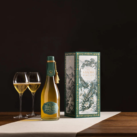 Sparkling tea van Saicho Sixty Stone Mountain met luxe giftbox