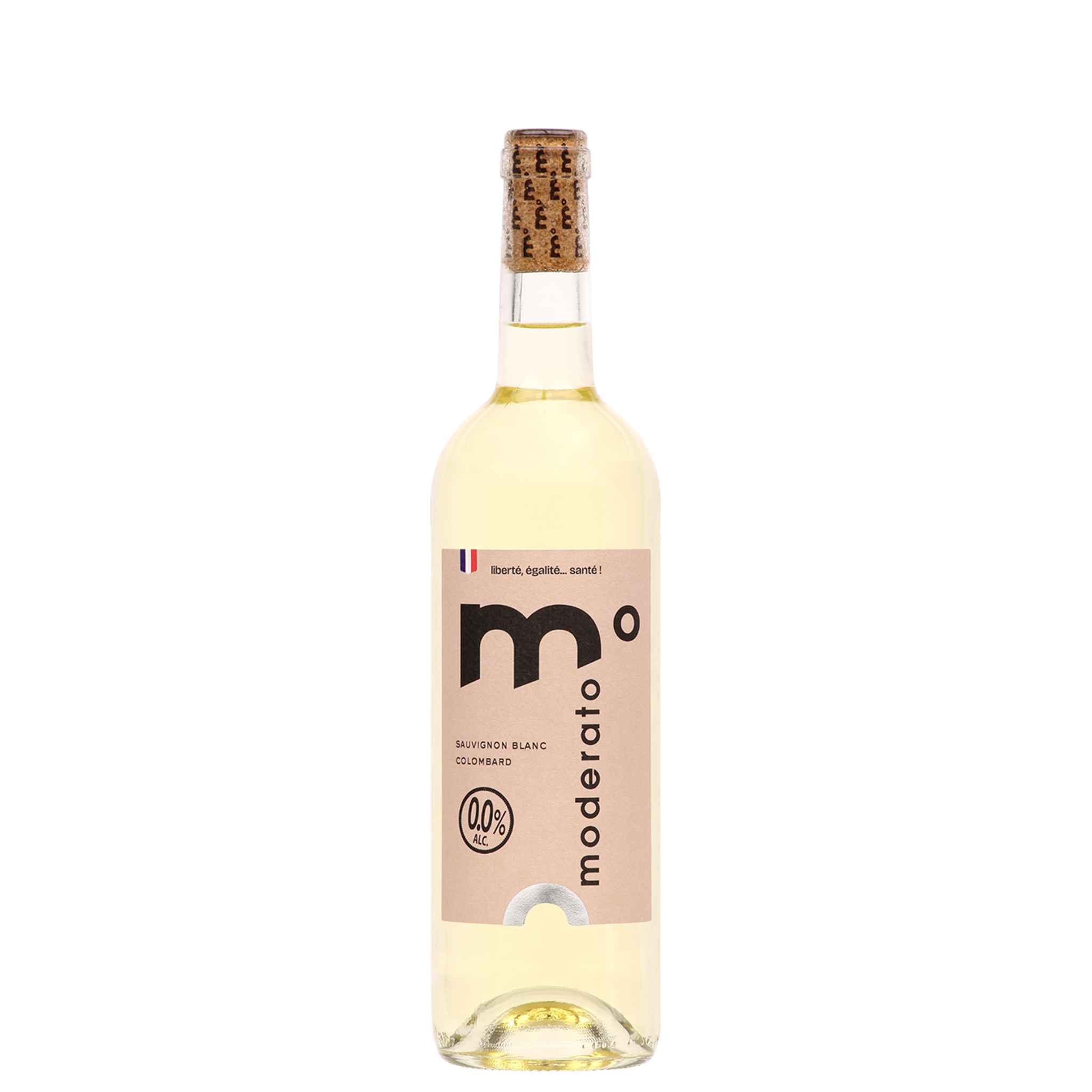 alcoholvrije witte wijn van Moderato