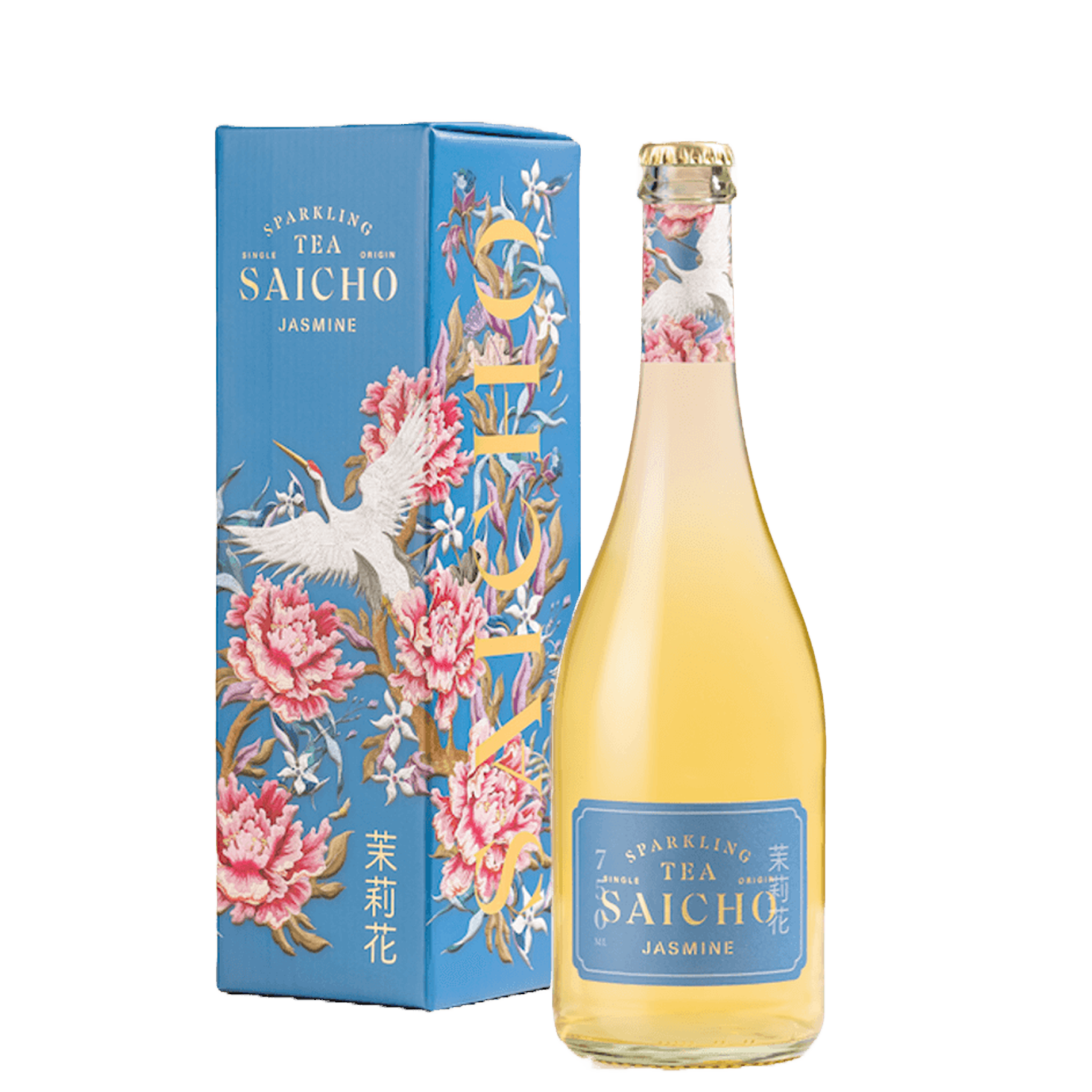 sparkling tea van Saicho Jasmine in giftbox