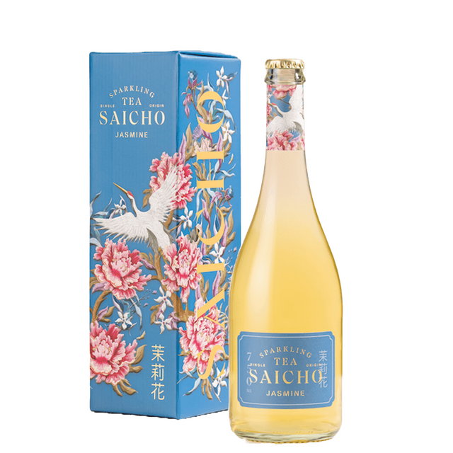 sparkling tea van Saicho Jasmine in giftbox