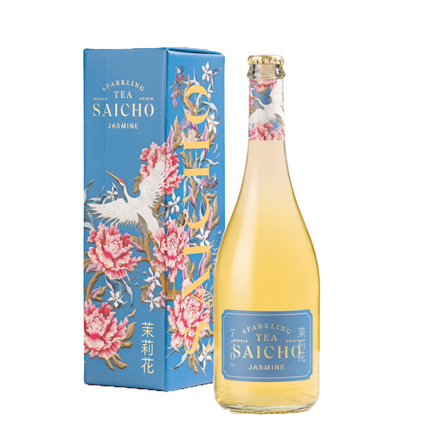 sparkling tea van Saicho Jasmine in giftbox