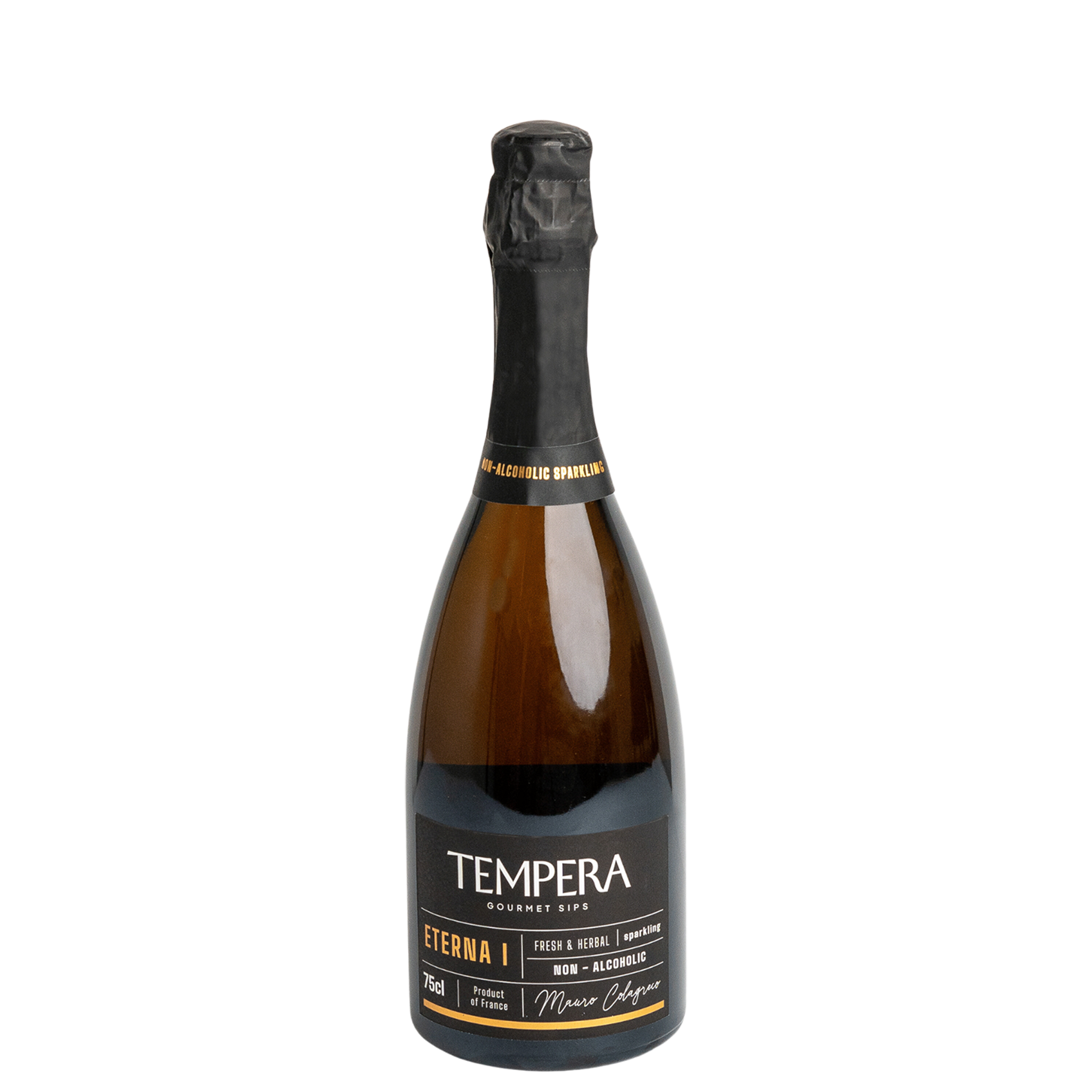 Alcoholvrije mousserende wijn van Tempera Eterna l