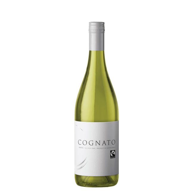 Packshot alcoholvrije witte wijn van Cognato Chenin Blanc