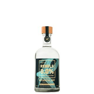 Packshot alcoholvrije gin van Rebels 0.0%