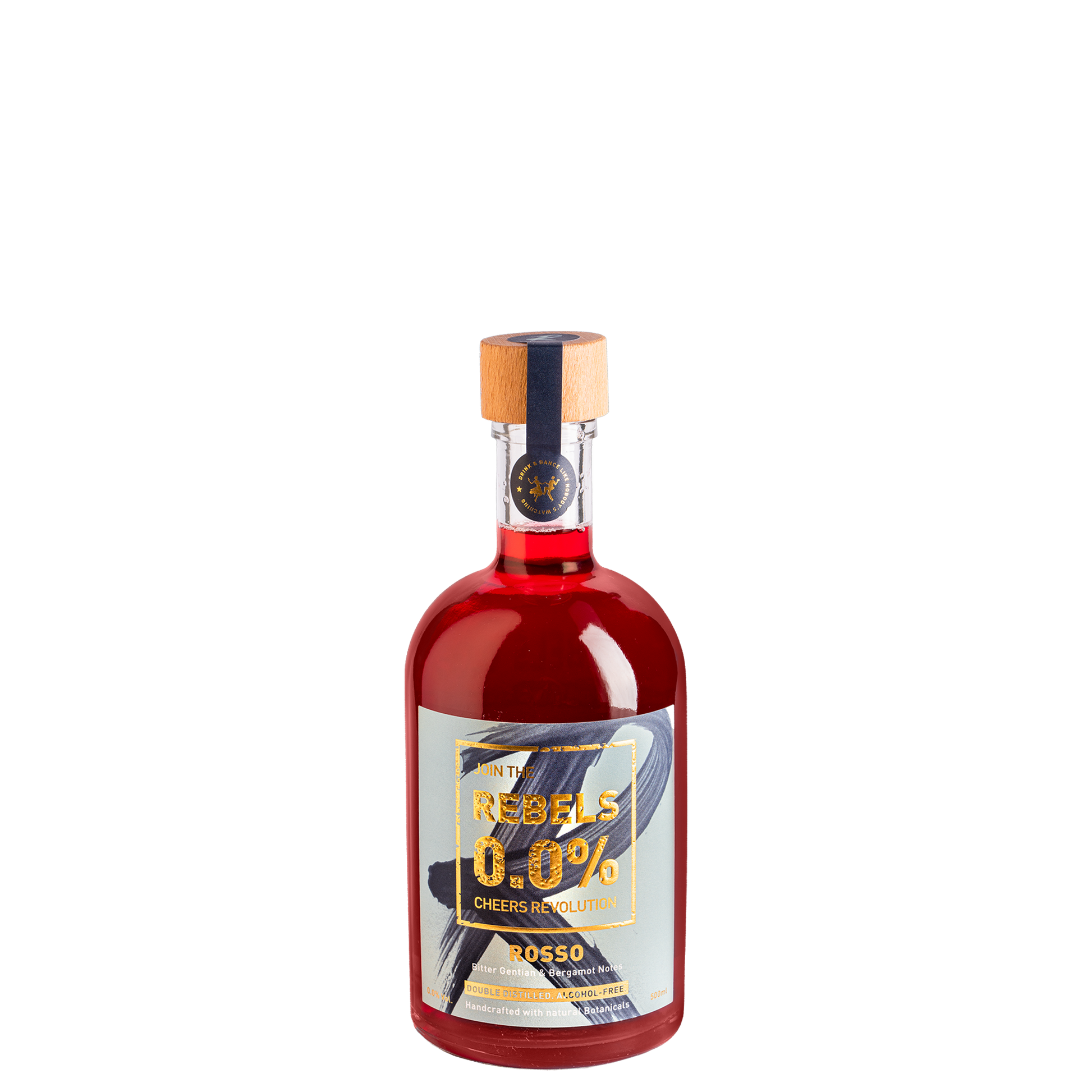 packshot Rebels 0.0% Rosso