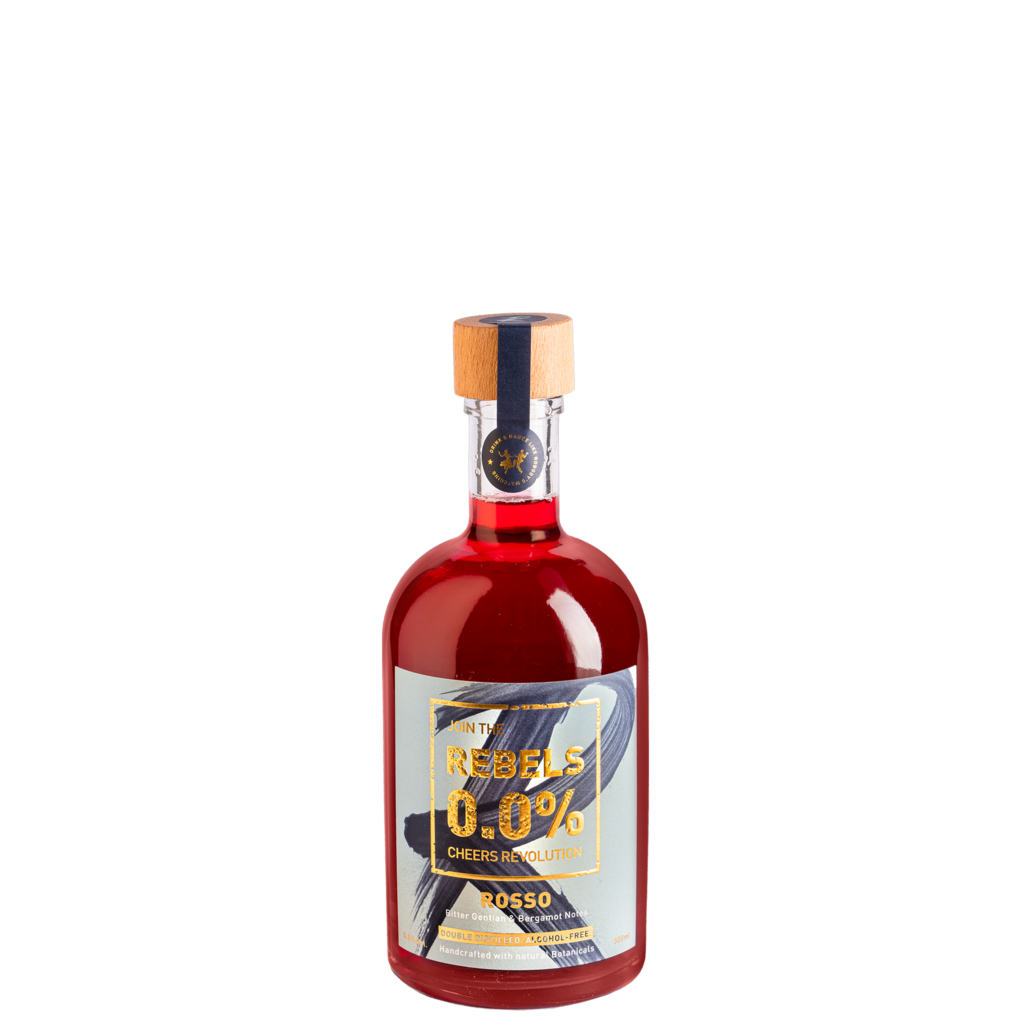 packshot Rebels 0.0% Rosso
