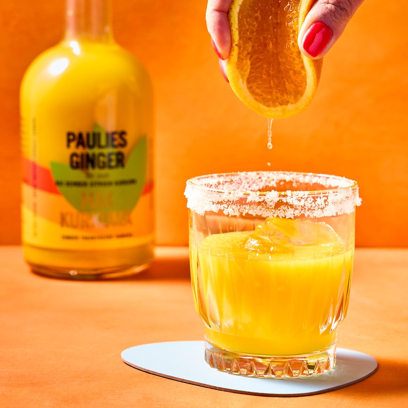 Paulies Kurkuma Smokey Ginger alcoholvrije cocktail