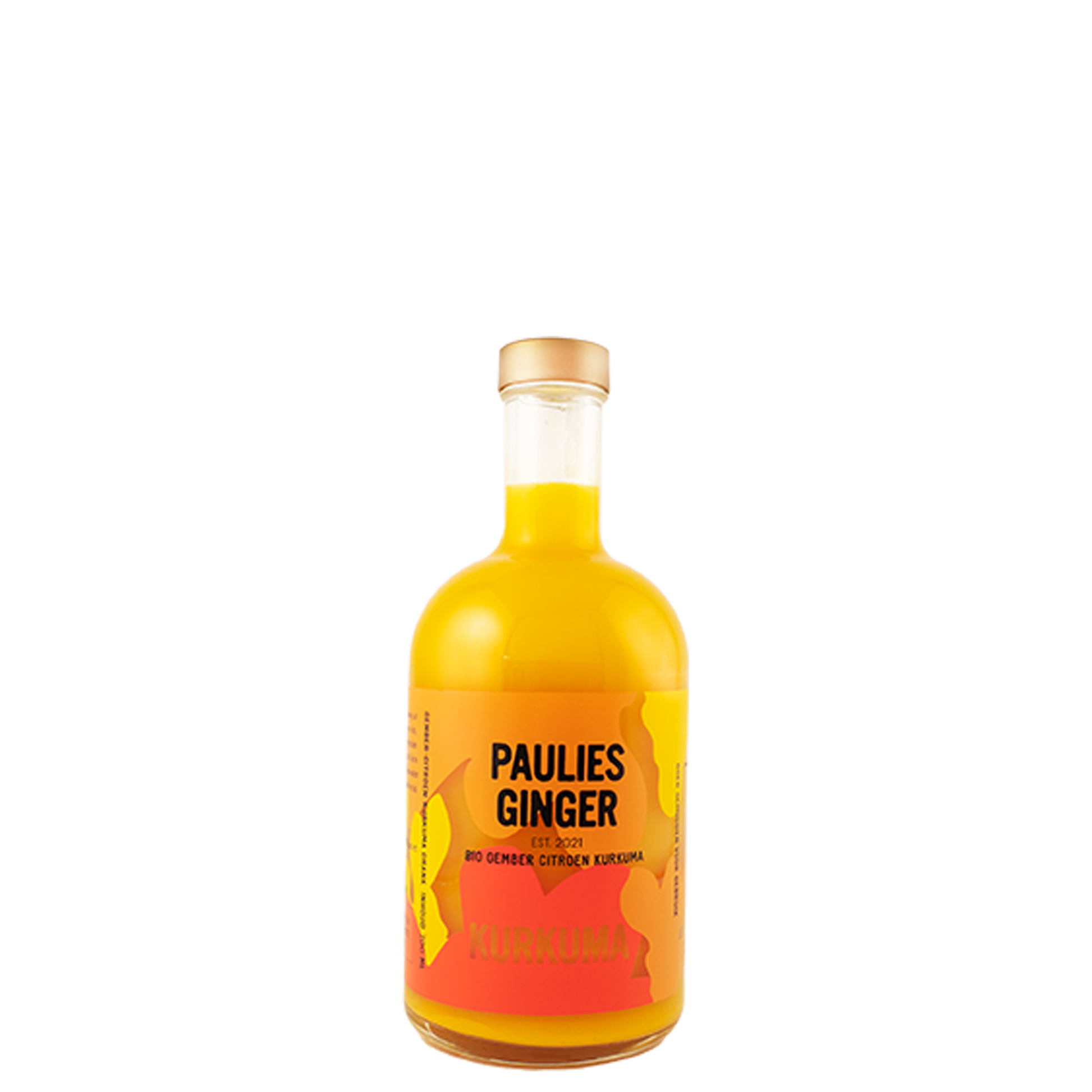 Gemberdrank van Paulies Ginger Kurkuma