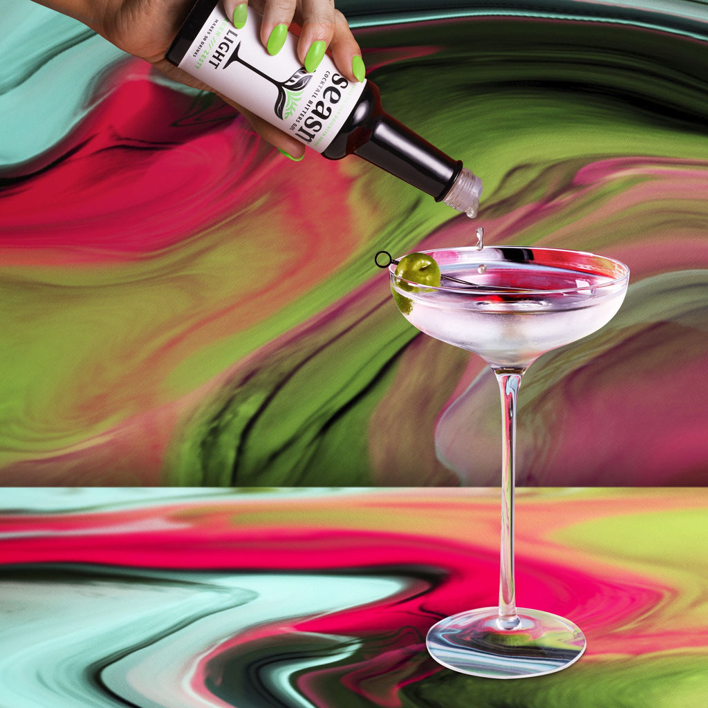 alcoholvrije martini met Seasn Light