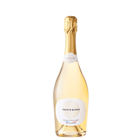 packshot van de alcoholvrije prosecco van French Bloom