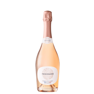packshot van de alcoholvrije sparkling rosé van French Bloom