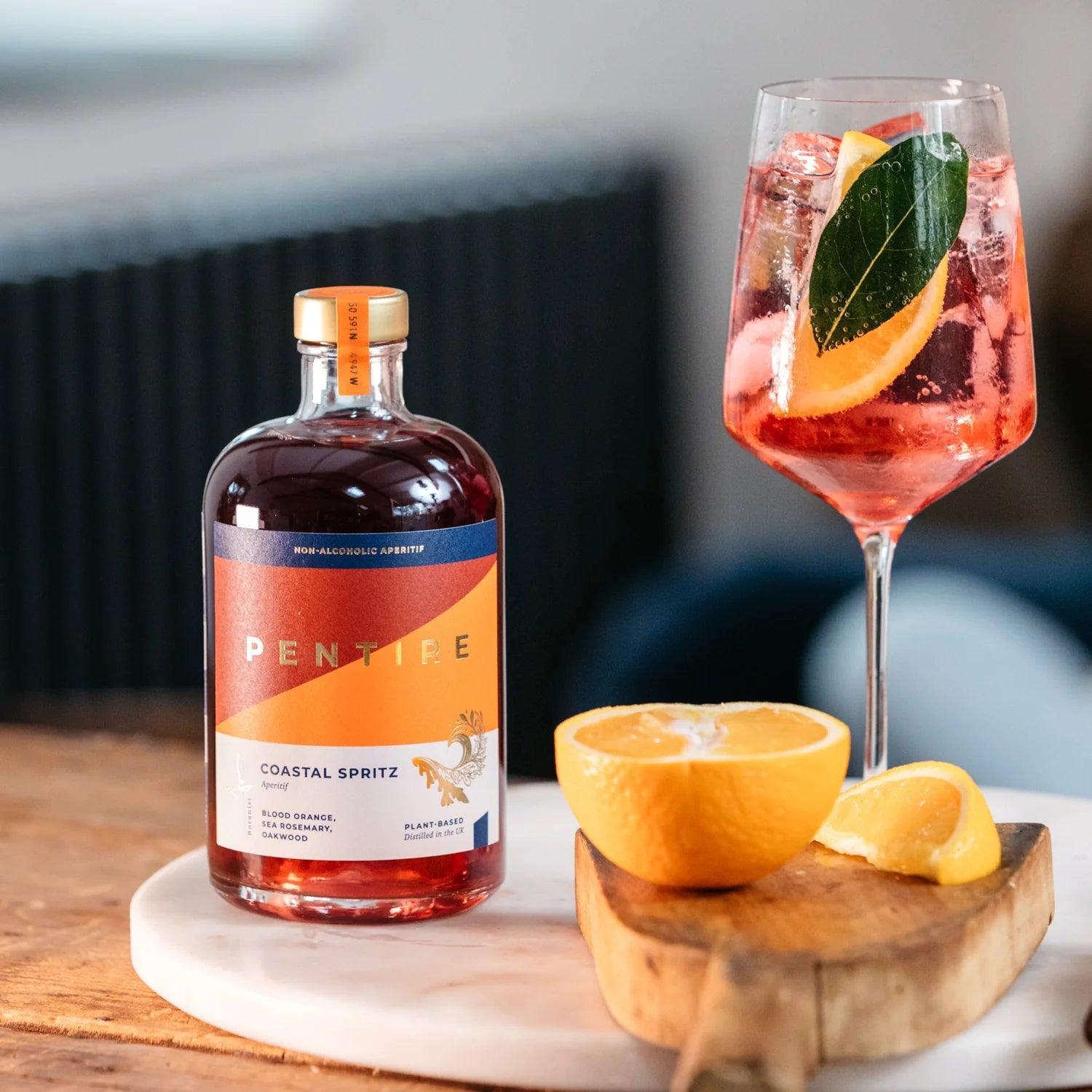 Mocktail met de alcoholvrije drank van Pentire