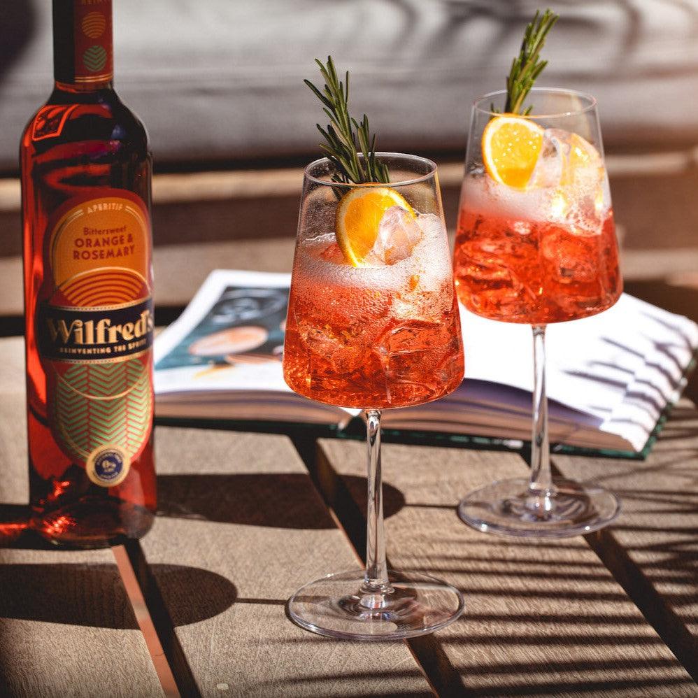 mocktail met de alcoholvrije spritz van Wilfred's