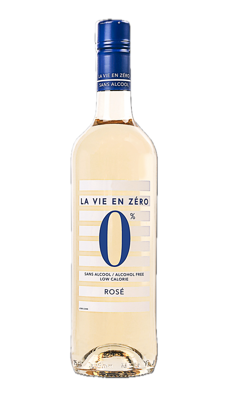 Packshot alcoholvrije rose van La Vie en Zero